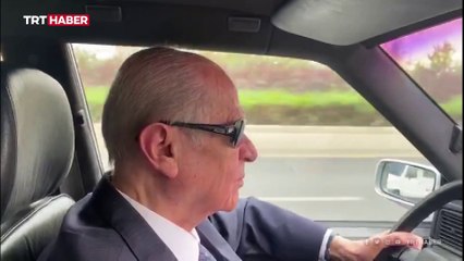 Bahçeli klasik otomobiliyle Ankara turuna çıktı