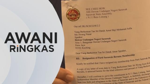 AWANI Ringkas: ADUN PSB keluar parti, pembangkang tinggal lima kerusi