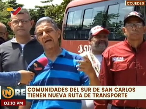 Cojedes | Más de 12 mil habitantes son favorecidos con nueva ruta de transporte en el sur de San Carlos