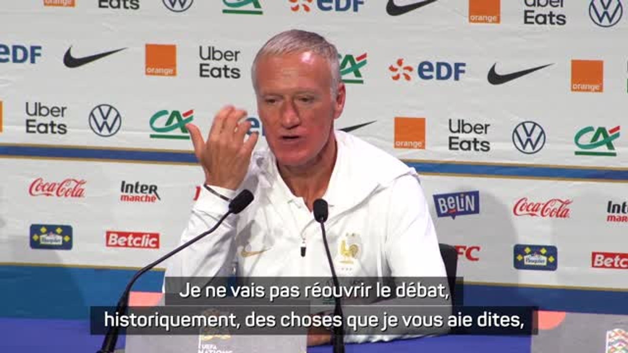 Bleus - Deschamps : "Giroud aura du temps de jeu"