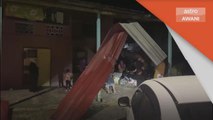 Ribut | 21 kediaman di Felda Neram dan Felda Cheneh rosak