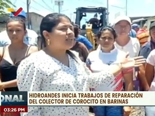 Barinas | Hidroandes realiza trabajo de recuperación de aguas servidas en el sector Corocito