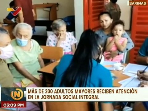 Barinas | Realizan jornada de atencion integral a más de 200 adultos mayores en la pqa. Sabaneta