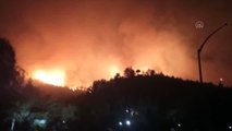 Muğla gündem haberi | Marmaris'teki orman yangınına müdahale karadan devam ediyor