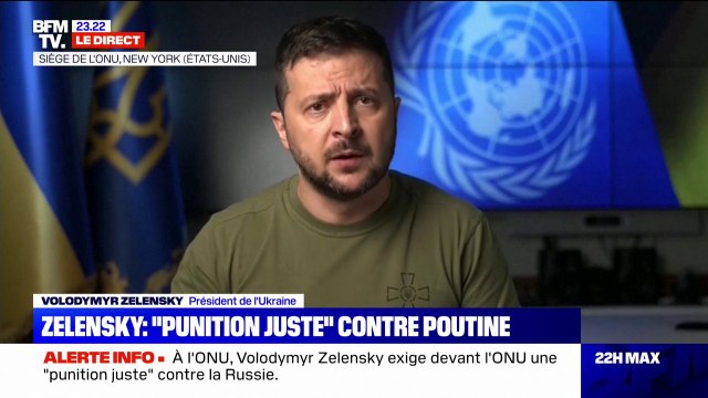 Volodymyr Zelensky: Nous n'avons pas provoqué cette guerre