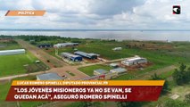 “Los jóvenes misioneros ya no se van, se quedan acá”, aseguró Romero Spinelli