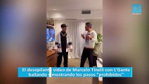 El desopilante video de Marcelo Tinelli con L'Gante bailando y mostrando los pasos 
