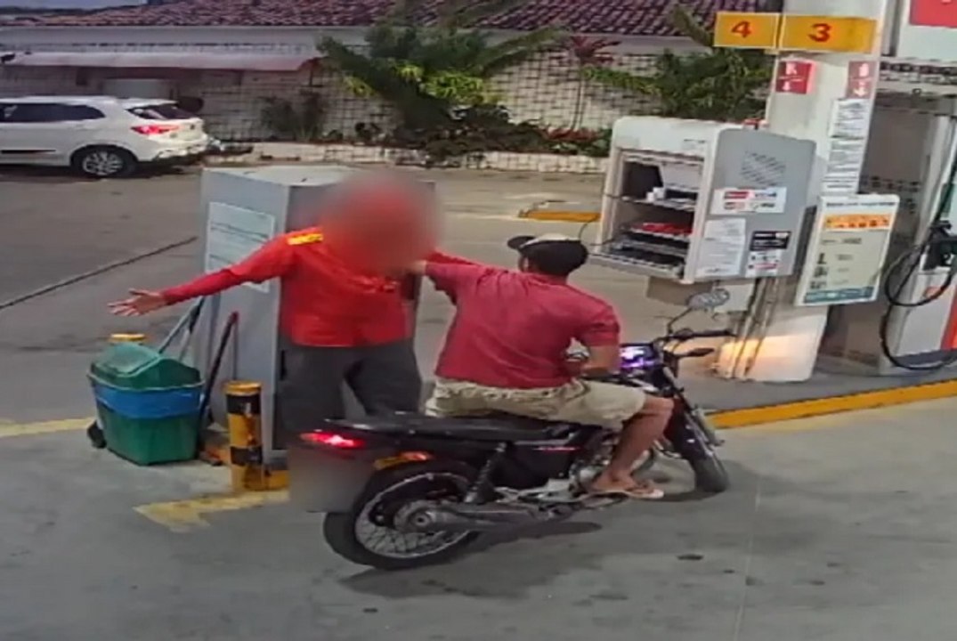 Na Paraíba, mãe leva filho para central de polícia após vê-lo assaltando em posto de combustíveis