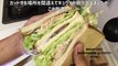 岩下の新生姜マヨでサンドイッチのモーニングセット(Morning set of sandwiches with Iwashita's new ginger mayonnaise)