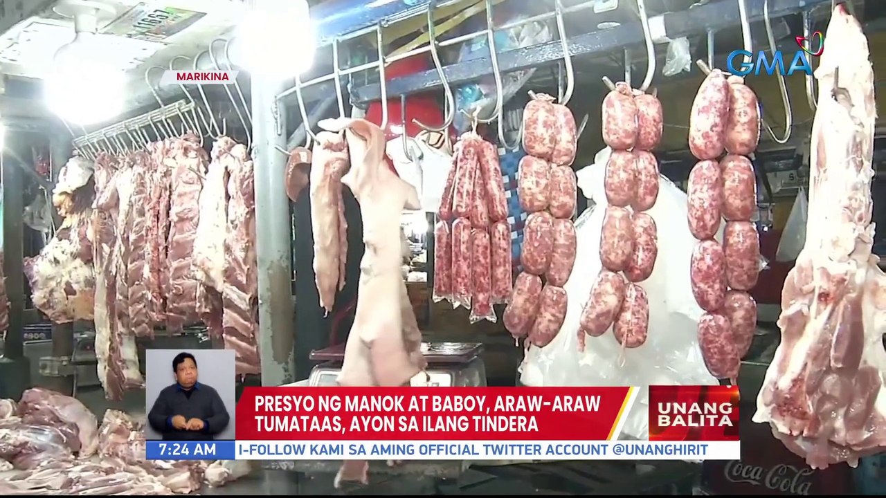 Presyo ng manok at baboy, araw-araw tumataas, ayon sa ilang tindera | UB