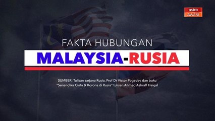 [INFOGRAFIK] Fakta Hubungan Malaysia-Rusia