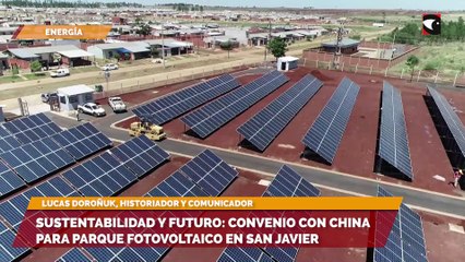 Sala cinco Sustentabilidad y futuro convenio con china para parque fotovoltaico en San Javier