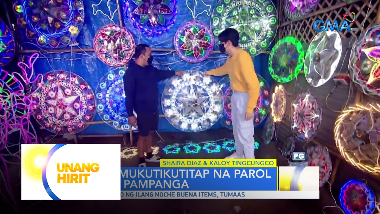 Silipin ang mga kumukutikutitap na parol ng Pampanga | Unang Hirit