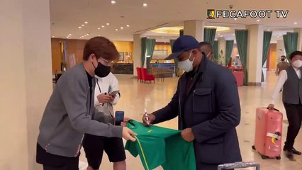 Le Président de la Fécafoot, Samuel Eto'o Fils, est arrivé à Séoul