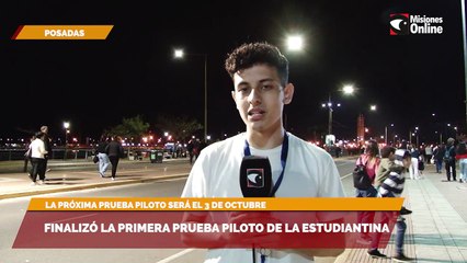 Finalizó la primera prueba piloto de la estudiantina