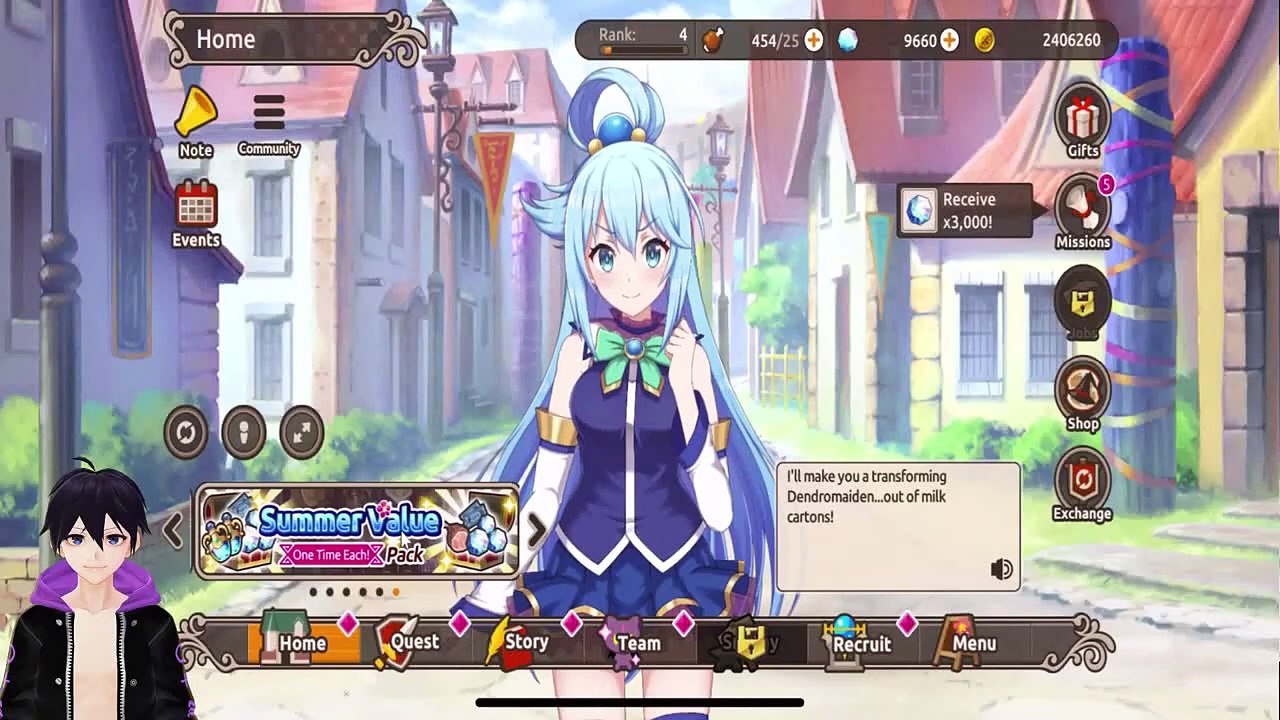KonoSuba Fantastic Days - Story part 2 She sent What?