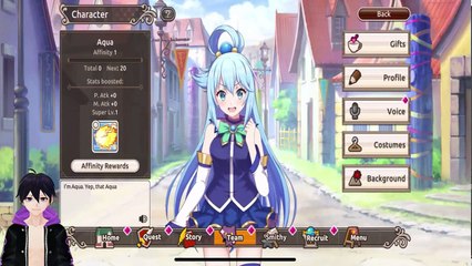 KonoSuba Fantastic Days - How to level up Characters Affinity
