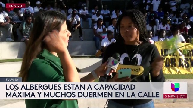 En Tijuana un grupo de haitianos recuerda el abuso cometido a sus compatriotas hace un año en Texas.