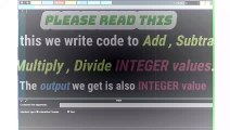 Writing Code to calculate two integer values Using C Language - coding - programing - c language - swift - tech - technology -