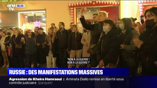 Les images des manifestations en Russie après l'annonce d'une mobilisation partielle par Poutine