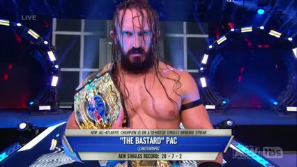 Pac 2 Belt Entrance: AEW Dynamite Grand Slam, Sept. 21, 2022