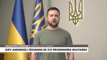 Guerre en Ukraine : Kiev annonce l’échange de 215 prisonniers militaires