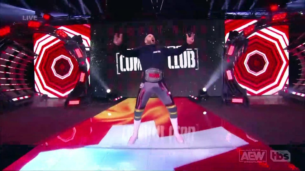 Claudio Castagnoli Entrance as ROH World Champion: AEW Dynamite Grand Slam, Sept. 21, 2022