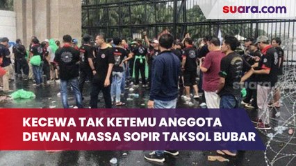 Kecewa Gagal Bertemu Anggota Dewan, Massa Sopir Taksi Online Bubarkan Diri