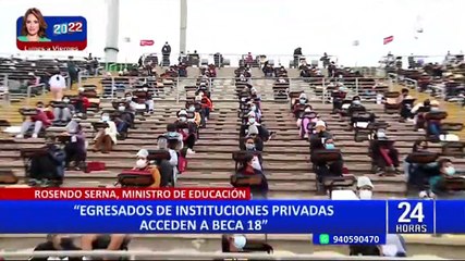 Minedu reduce vacantes para Beca 18: "Tiene que haber un cambio cualitativo"
