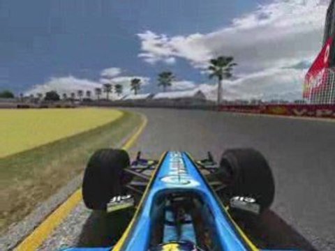 Onboard Lap Melbourne (australia) rfactor 1:23:312