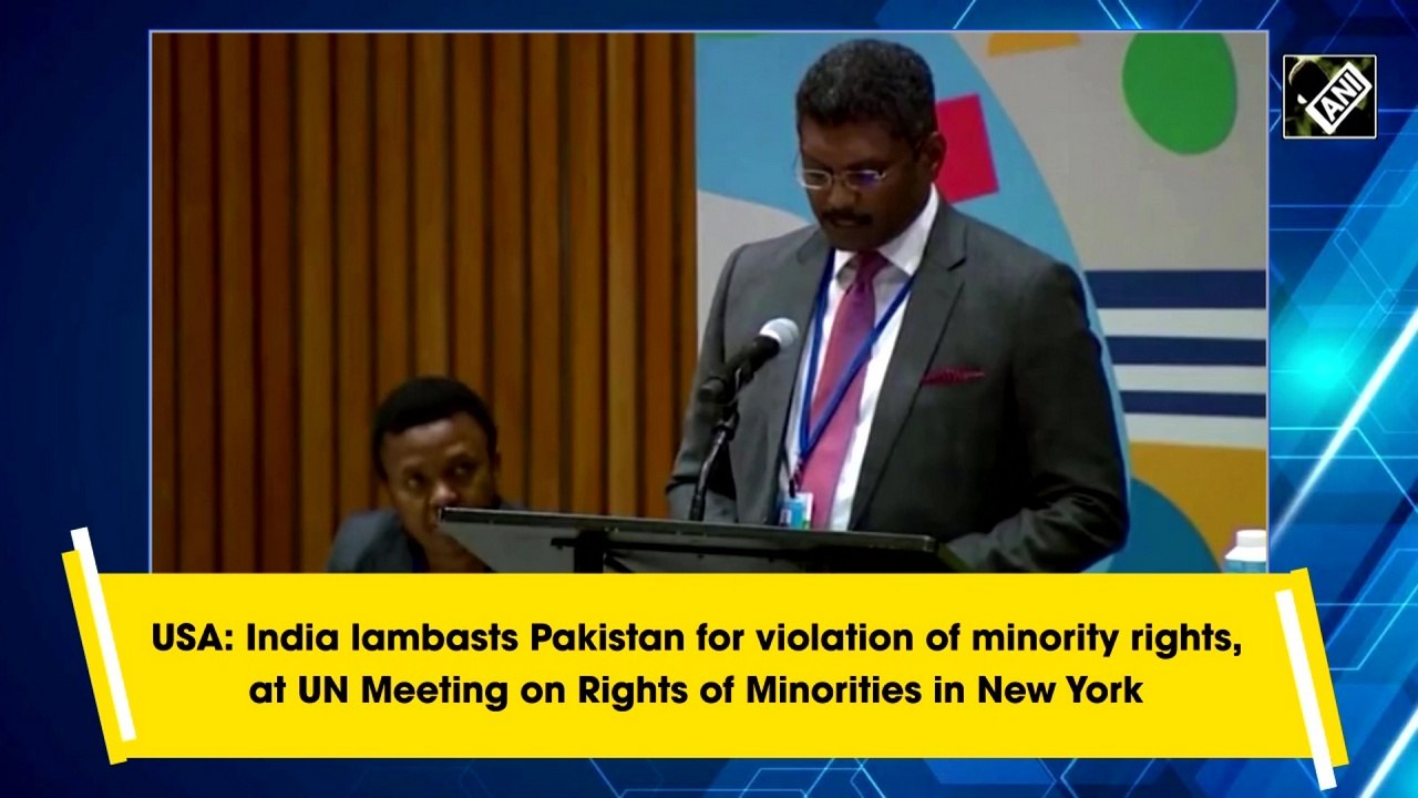 India slams Pakistan for violation of minority...