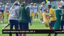 Green Bay Packers Ball-Security Drill