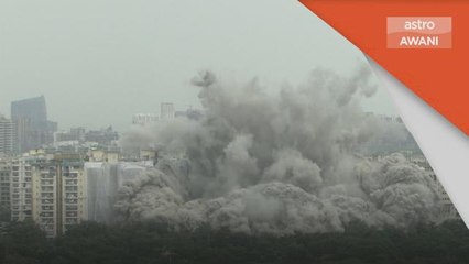 Pembinaan Haram | Dua bangunan pencakar langit di India dirobohkan