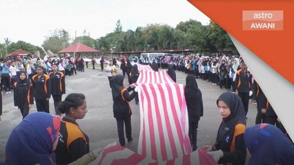 Kemerdekaan | IPG Kota Bharu hasilkan Jalur Gemilang terpanjang