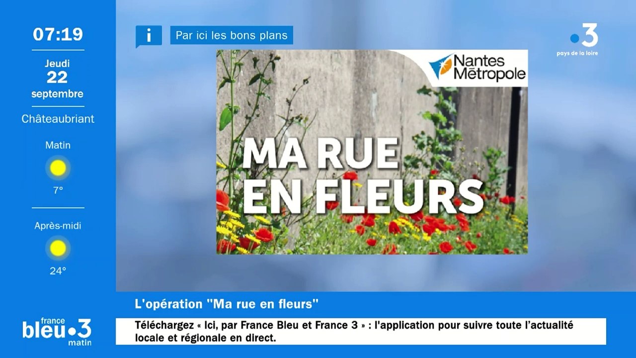 Nantes : l'opération " Ma rue en fleurs " égaiera encore cette année les rues de la métropole