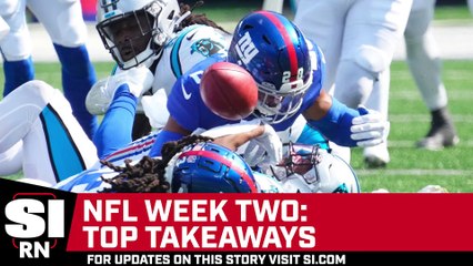 NFC Week 2 Takeaways: Giants, Panthers, Vikings