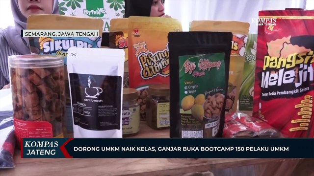 Dorong UMKM Semarang Naik Kelas, Ganjar Buka Bootcamp 150 Pelaku UMKM