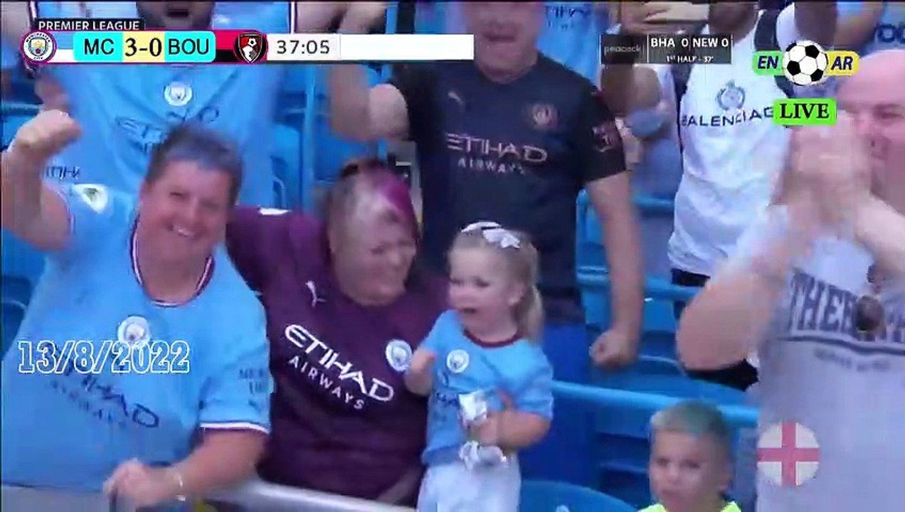 Man City 4-0 Bournemouth / بورنموث0-4مان سيتي -  English Premier League 2022 / 2023
