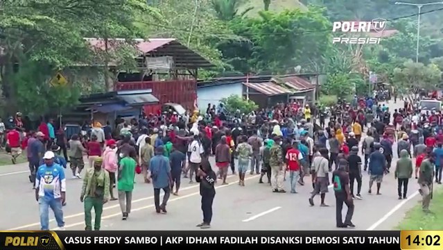 PRESISI Update 14.00 WIB Pengamanan Demo Damai Save Lukas Enembe