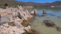 Van haber | Van Gölü'nün doğa harikası mikrobiyalitleri tamamen ortaya çıktı