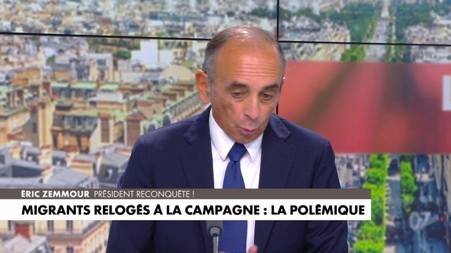 Éric Zemmour : «Jusqu’à présent, on ne savait pas ce qu’il en pensait, maintenant, on sait qu’il l’accepte, il l’aime et il veut l’organiser»