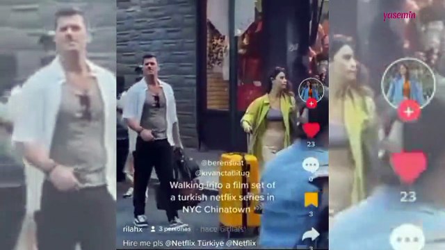 Beren Saat ve Kıvanç Tatlıtuğ, New York sokaklarında!