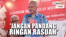 Jangan menidakkan ‘gajah rasuah’ di depan mata, titah Sultan Nazrin