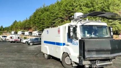 TOMA'ların alev nöbeti sabaha kadar sürdü