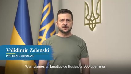 Zelenski anuncia intercambio del ruso Medvedchuk por 200 presos ucranianos