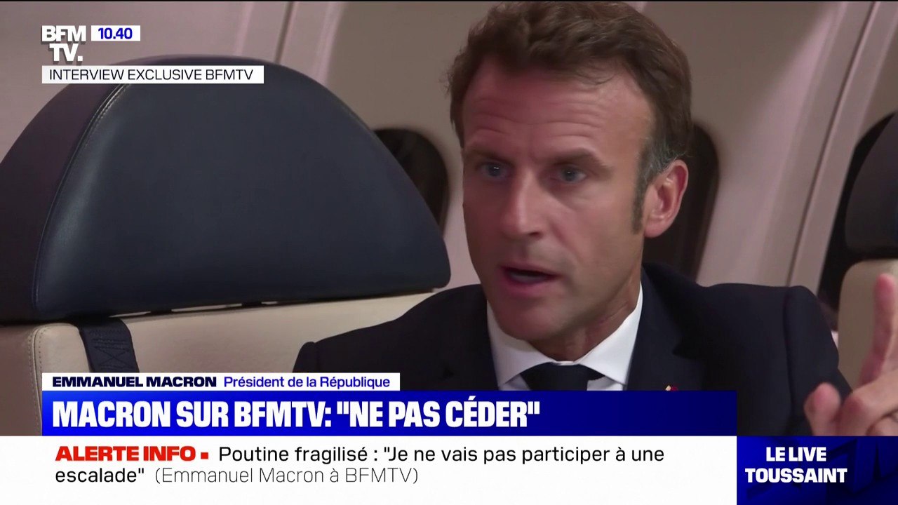 "Ne les signez pas aujourd'hui": Emmanuel Macron conseille aux entreprises de refuser les contrats d'énergie "à des prix fous"