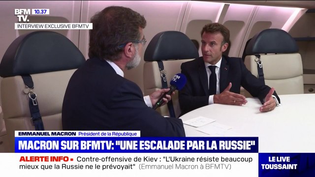 Nous sommes à un point d'inflexion : pour Emmanuel Macron, la guerre en Ukraine ne se finira qu'autour d'une table