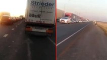 Seferberlik kararı sonrası Rusya'dan kaçanlar Kazakistan yolunda uzun kuyruklar oluşturdu