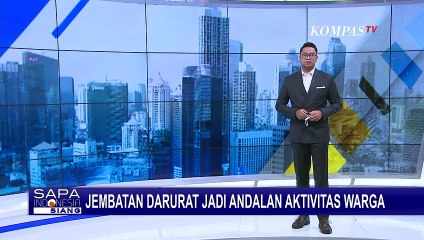 Kecil & Rapuh, Jembatan Darurat Berumur 20 Tahun di Demak Ini Tetap Dijadikan Akses Jalan Bagi Warga