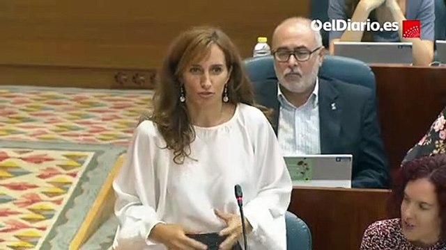 Mónica García, a Ayuso: Ya que usted se dedica a ser la presidenta de Tabarnia, puedo dedicarme yo a ser la de Madrid. Necesitamos un Gobierno que no boicotee su futuro